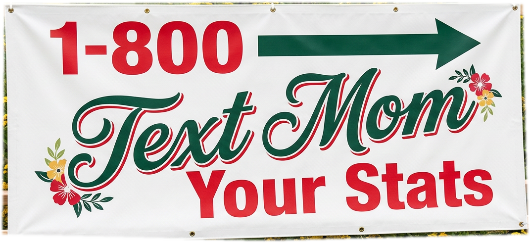 1-800 Text Mom Your Stats